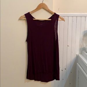 SOLD Purple sleeveless top